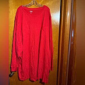 Hanes Kingsize 6XL Red Shirt